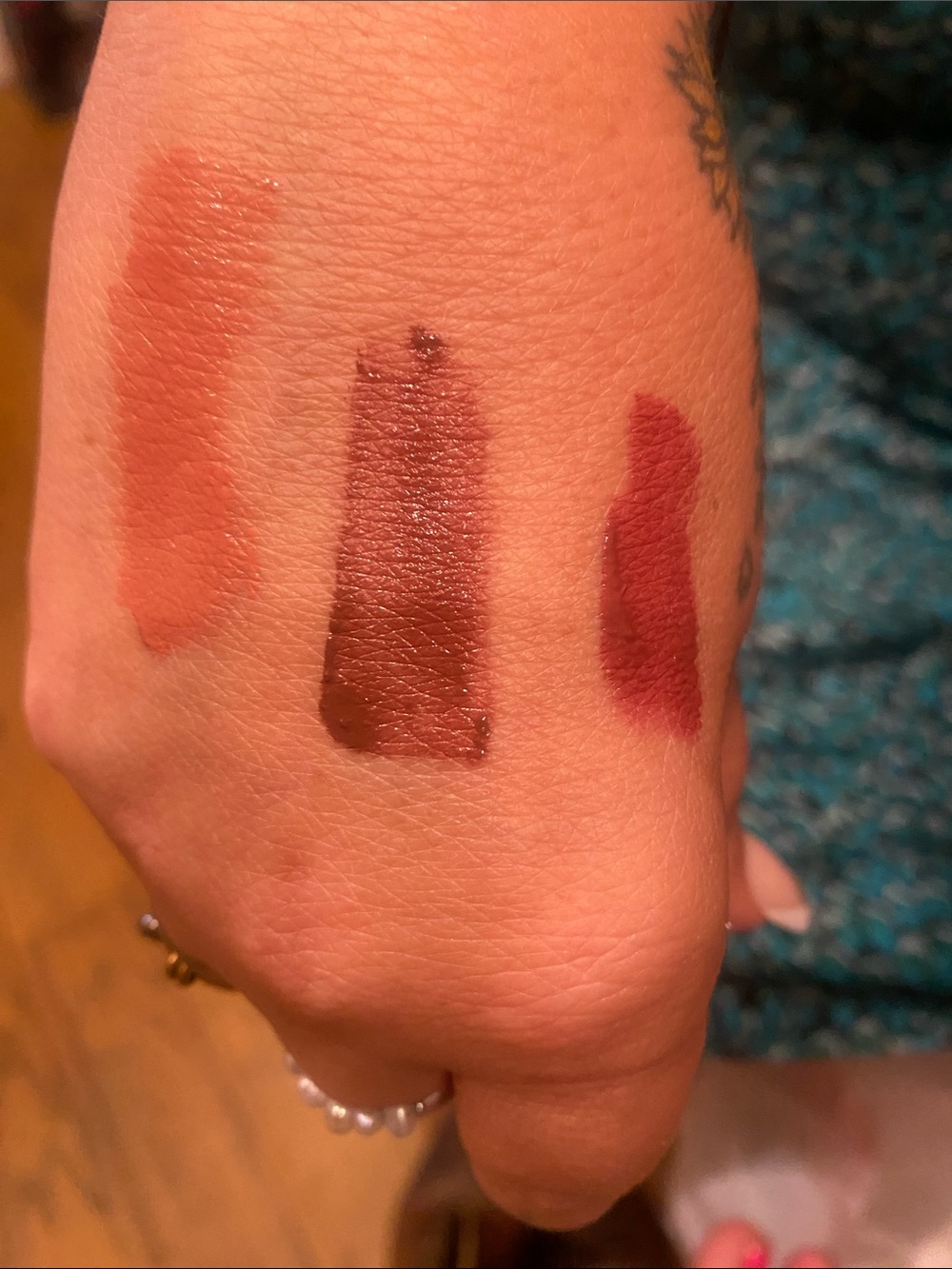 CHANEL Trio Lip Shades in Warm Tan, Deep Chocolate, and Mauve